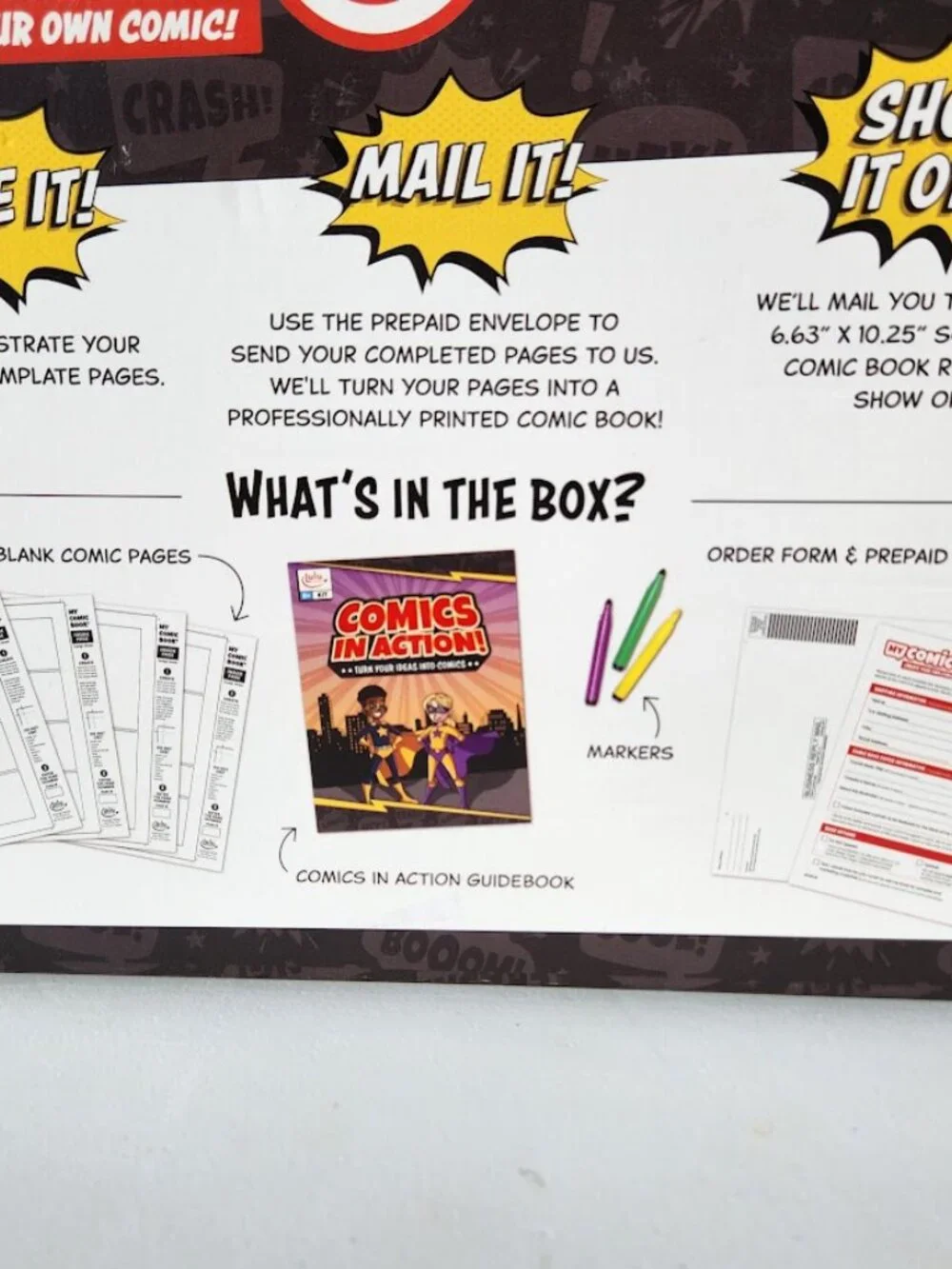 New Lulu Jr. My Comic Book making craft kit writing comicbook Published Create y